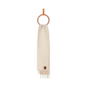 罗意威/Loewe 23X185 Mohair Scarf白色 910.10.066