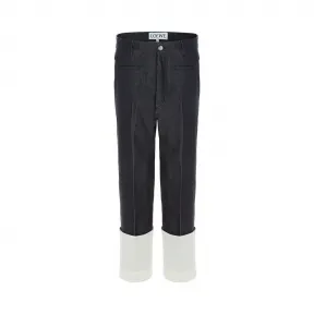 罗意威/Loewe Fisherman Jeans 海军蓝 D2162114BO