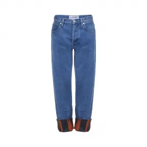罗意威/Loewe Jeans See U Laterorange/black D2172080IB