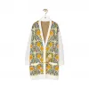 罗意威/Loewe Oversize Cardigan Flowers白色/黄色 S3108010SM