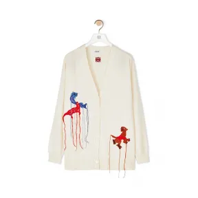 罗意威/Loewe Cardigan Crochet Animals淡褐色 S3109590CO