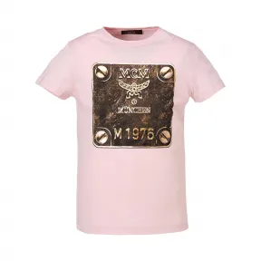 MCM 女士黄铜铭牌T恤 MFT8AMM02PZ00L