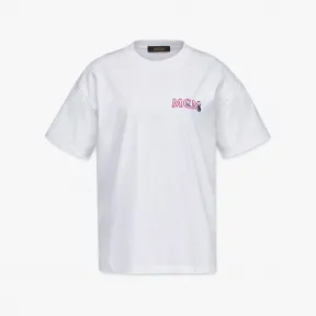 MCM 白色 | WHITE 女士 MCM 夏日图案有机棉 T 恤 MFTCAMM02WT00M