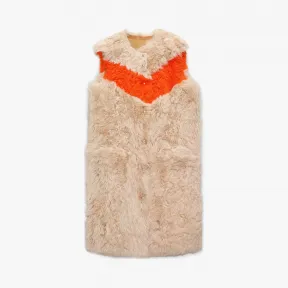 MCM 女士Resnick可逆羊毛背心 MFV9ARA48IG040