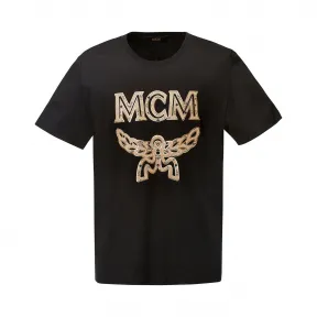 MCM 男士经典徽标 T 恤 MHT8SMM10BK00L
