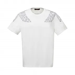 MCM 男士月桂叶拼接 T 恤 MHT8SMM21WI0XL