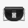 MCM Patricia压花皮革斜挎包 MWRBAPA01BK001