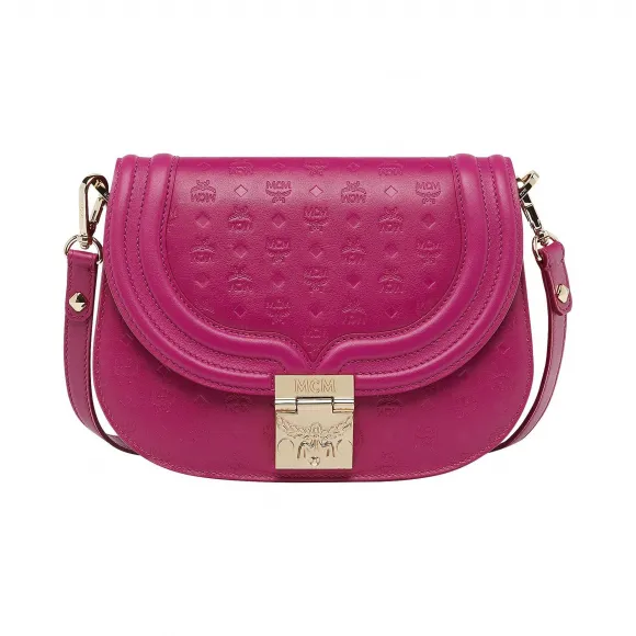 MCM Trisha Shoulder Bag in Monogram Leather MWS8ATS95UK001