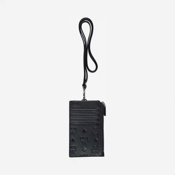 MCM Monogram皮革挂绳卡夹 MXA9AKL14BK001