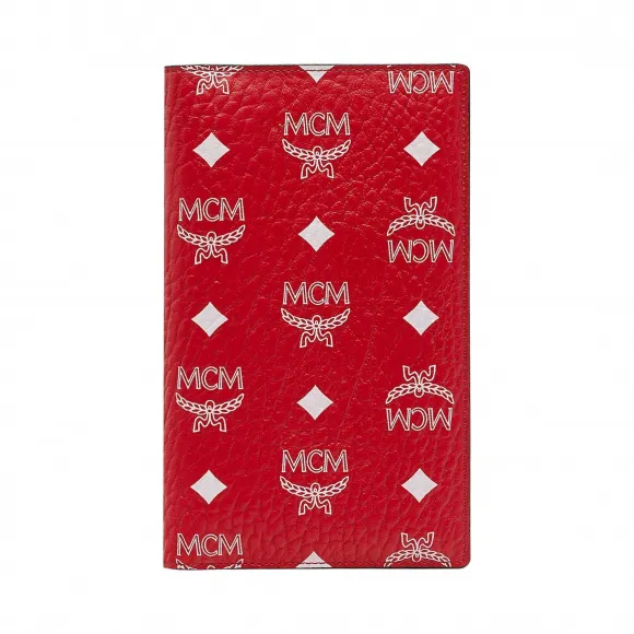 MCM Visetos白色标识护照包 MYV9SWA10AV001