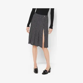迈克高仕/Michael Kors 纽扣装饰开褶半裙 114ARH721791