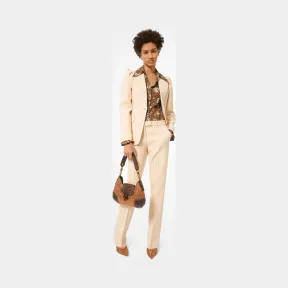 迈克高仕/Michael Kors Double Crepe-Sabl 直筒裤 211AKN019-0112