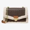 迈克高仕/Michael Kors SOHO 链肩大号 x Fur 30F1G1SL3F121