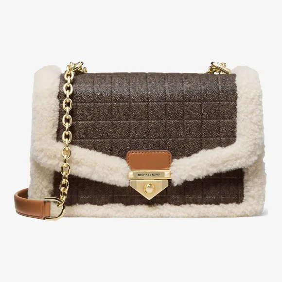 迈克高仕/Michael Kors SOHO 链肩大号 x Fur 30F1G1SL3F121