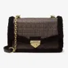 迈克高仕/Michael Kors SOHO 链肩大号 x Fur 30F1G1SL3F2137