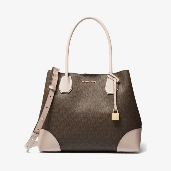 迈克高仕/Michael Kors Mercer Gallery 中号老花托特包 30H7GZ5T6V266