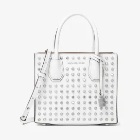迈克高仕/Michael Kors Mercer 中号皮质铆钉邮差包 30S7SZ4M2T085