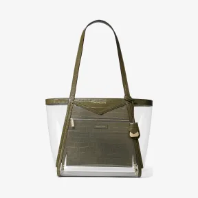迈克高仕/Michael Kors Whitney 大号透明托特包 30S9GWHT3P333