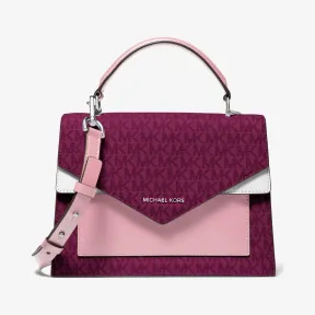 迈克高仕/Michael Kors Ludlow 中号老花拼接单肩包 30T9SLNS2B545