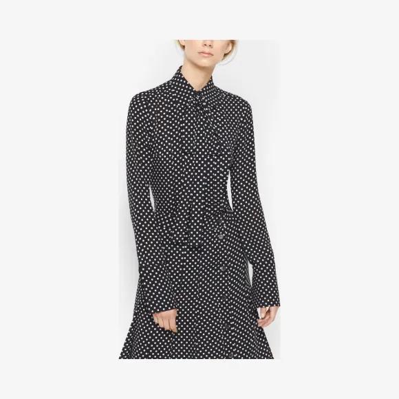 迈克高仕/Michael Kors 波点丝质领带衬衫 321ARH721791