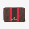 迈克高仕/Michael Kors 小号徽标条纹首饰盒 32H0GTMN5B-1821
