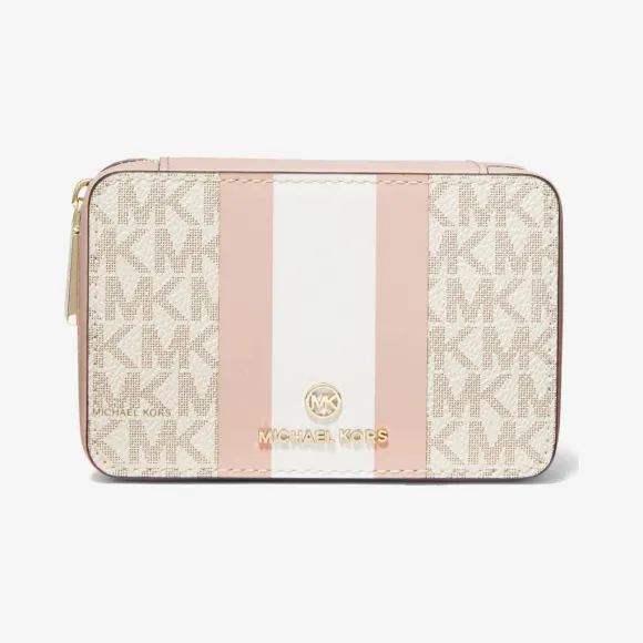 迈克高仕/Michael Kors 小号徽标条纹首饰盒 32H0GTMN5B-7988
