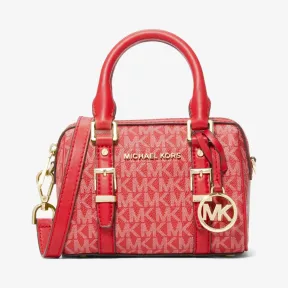 迈克高仕/Michael Kors Bedford Legacy 超小号徽标行李斜挎包 32H1G06C0V-0618