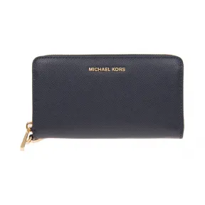 迈克高仕/Michael Kors 深蓝色 牛皮  钱包 32T4GTVE3L414