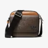 迈克高仕/Michael Kors Hudson 拼色皮革邮差包 33H1LHDM2X-0200