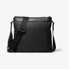 迈克高仕/Michael Kors Greyson 鹅卵石皮革邮差包 33S9MGYC1L-0001