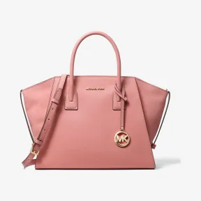 迈克高仕/Michael Kors Avril 大号皮革顶部拉链挎包 35F1G4VS3S-7320