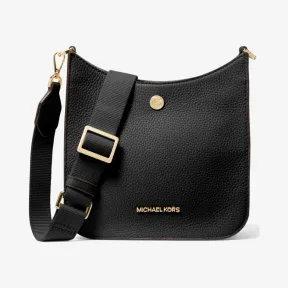 迈克高仕/Michael Kors Briley 小号荔枝纹皮革邮差包 35S1G7BM1L-0001