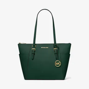 迈克高仕/Michael Kors Charlotte 大号 Saffiano 皮革顶部拉链托特包 35T0GCFT7L-2582