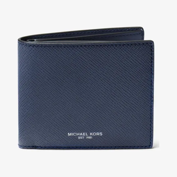 迈克高仕/Michael Kors Harrison 皮质折叠款钱夹 39F5LHRF1L406