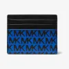 迈克高仕/Michael Kors  黑色/蓝色 Greyson 皮质卡夹