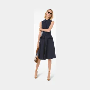 迈克高仕/Michael Kors 棉府绸腰饰衬衫裙 403PKQ532A-0436