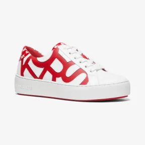 迈克高仕/Michael Kors Poppy 皮质系带运动鞋 43S9POFS5L619