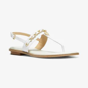 迈克高仕/Michael Kors Elsa 皮质平底凉鞋 49T9ESFA2L085