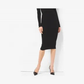 迈克高仕/Michael Kors 弹力粘胶铅笔裙 689AKH911K-0001