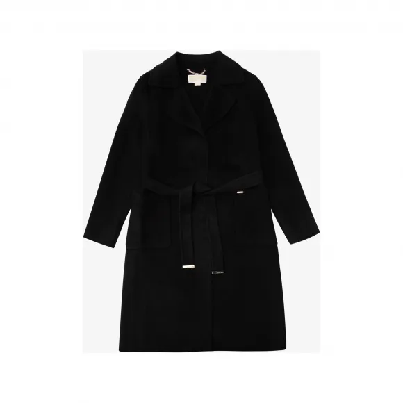 迈克高仕/Michael Kors 休闲长款大衣 女士 黑色 大衣 77Q5853M22001