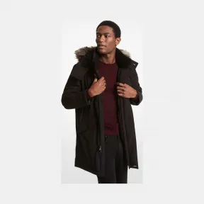 迈克高仕/Michael Kors 人造毛皮饰边派克大衣 CF1201U2Y6-0001