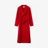 迈克高仕/Michael Kors 女士 系带长款毛呢大衣 MF02J7PGBX609