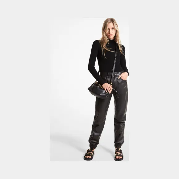 迈克高仕/Michael Kors 美利奴羊毛混纺小高领连体衣 MF1605H4VR-0001
