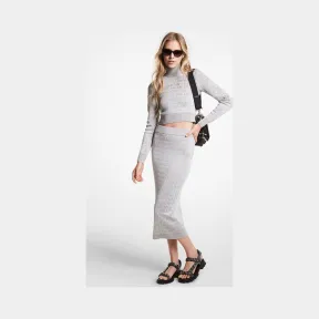 迈克高仕/Michael Kors 金属感徽标提花铅笔裙 MF1704P3H7-0036