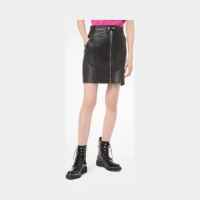 迈克高仕/Michael Kors 皮革机车裙 MF97F118RK-0001