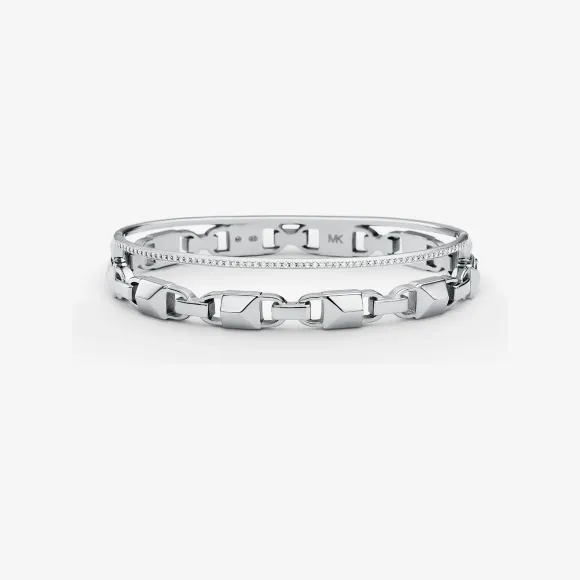 迈克高仕/Michael Kors Mercer Link 链式银色手镯 MKC1001040