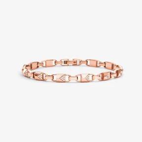 迈克高仕/Michael Kors Mercer Link 玫瑰金色手链 MKC1004791