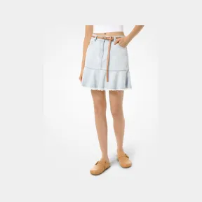 迈克高仕/Michael Kors 荷叶边牛仔裙 MS07F1FE6V-7039