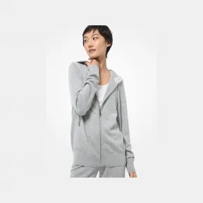 迈克高仕/Michael Kors 羊毛混纺拉链连帽衫 MS1601NCSN-0035