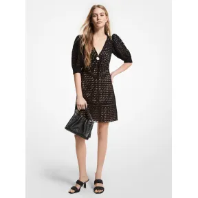 迈克高仕/Michael Kors 女士 V 领迷你连衣裙 MS1800B1DZ001